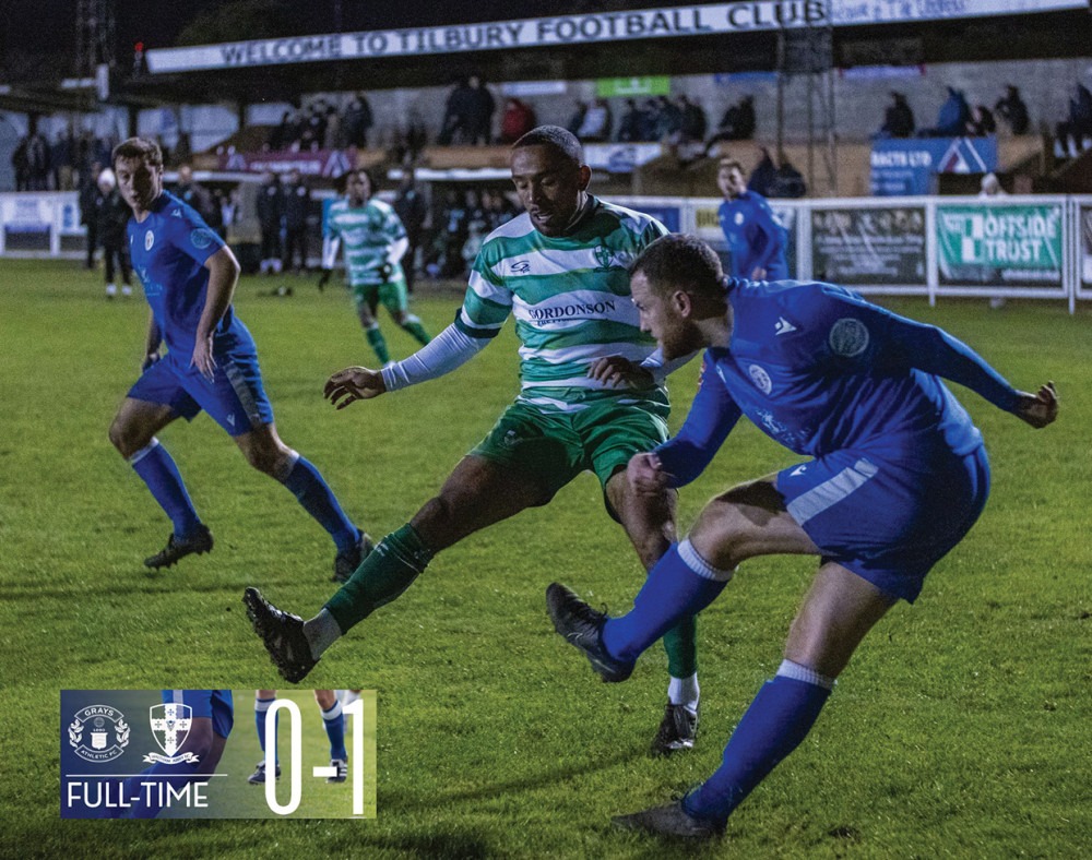 Narrow defeat for battling Grays