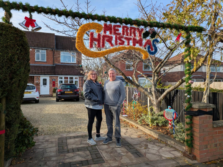  Caroline and Steve Baguley's Christmas light show for Mind starts on Sunday (30 November). (Photo: Nub News) 