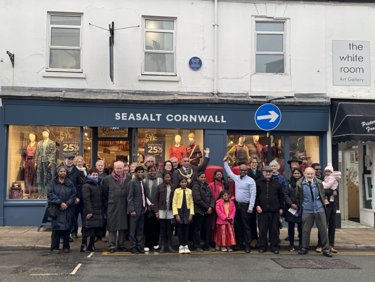 A new blue plaque in Leamington Spa honours Reverend Arthur Margoschis (image supplied)