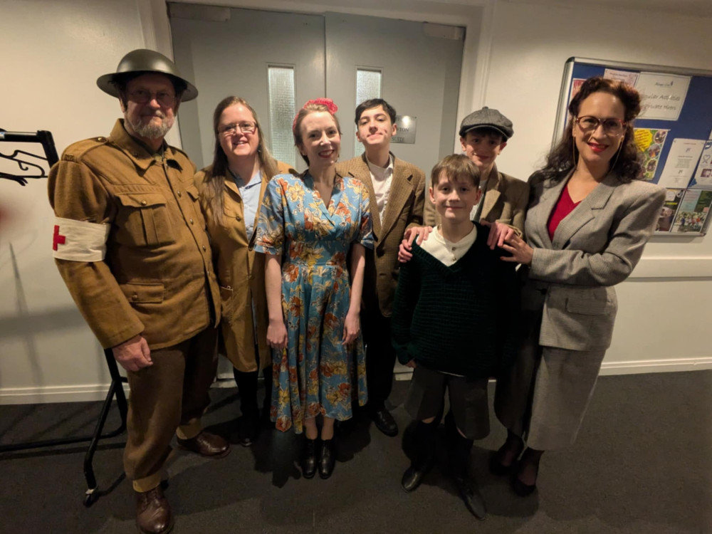Some of the cast from Alsager Community Theatre's 'Goodnight Mister Tom'. (Photo: Nub News)