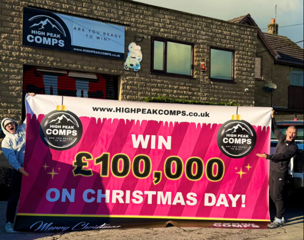 High Peak Comps is hosting a draw for £100,000 in what will be its biggest ever giveaway (Image - High Peak Comps)