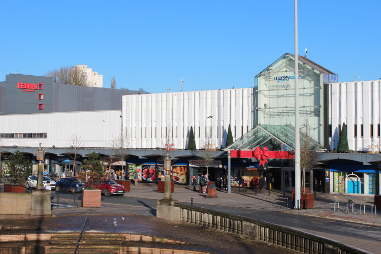 Merseyway Shopping Centre's covered mall had to close temporarily after a customer was taken 'very ill' (Image - Nub News)