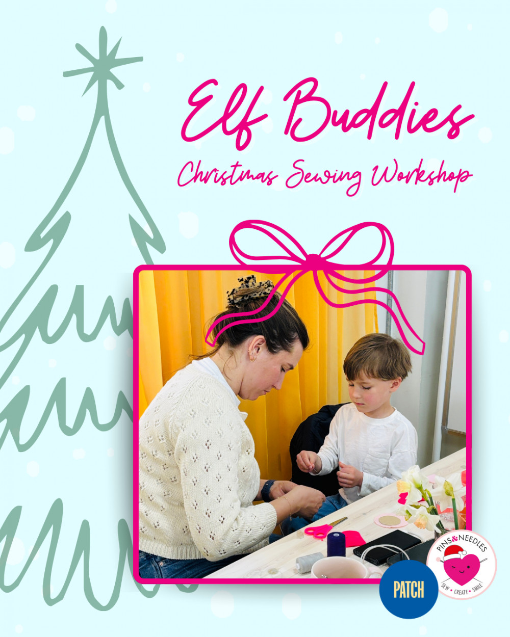 Elf Buddies Christmas Sewing Workshop