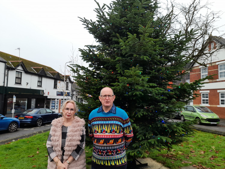 Chair Jon Cowpe with consort Marianne Cowpe