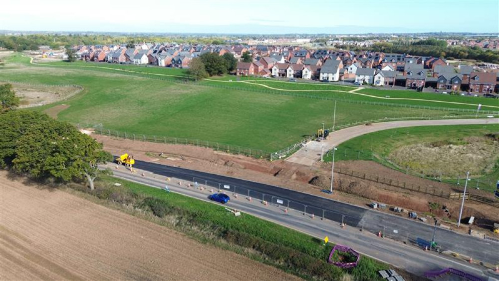 Roadworks continue along Banbury Road (image via WCC)