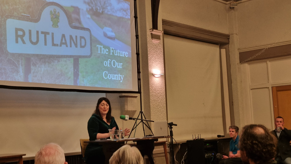 Alicia Kearns MP criticises Rutland County Council's final proposal for Local Government Reorganisation (Photo: Grace Kennington)