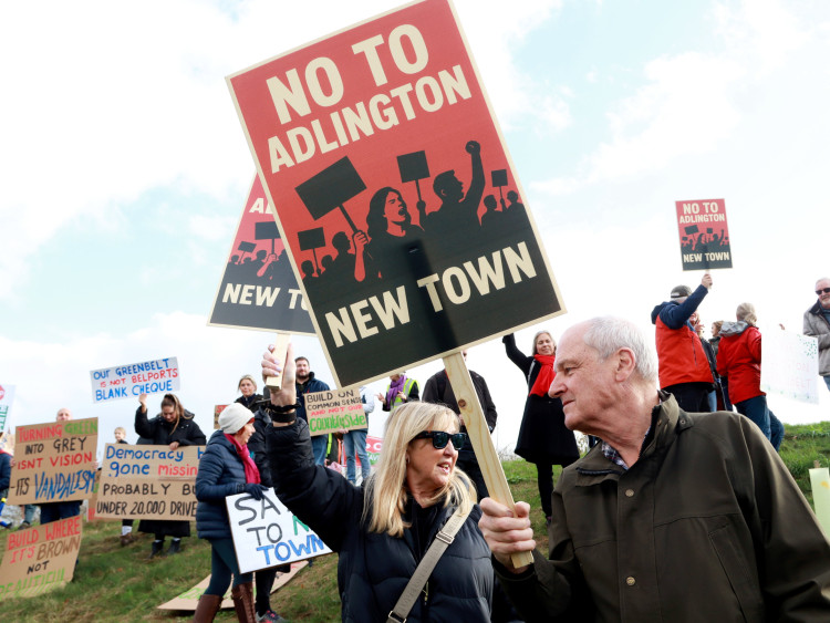 Councillors Michael Gorman and Nick Mannion have been urged to resign after seemingly showing support for plans to build thousands of homes in Adlington (Credit: SWNS)