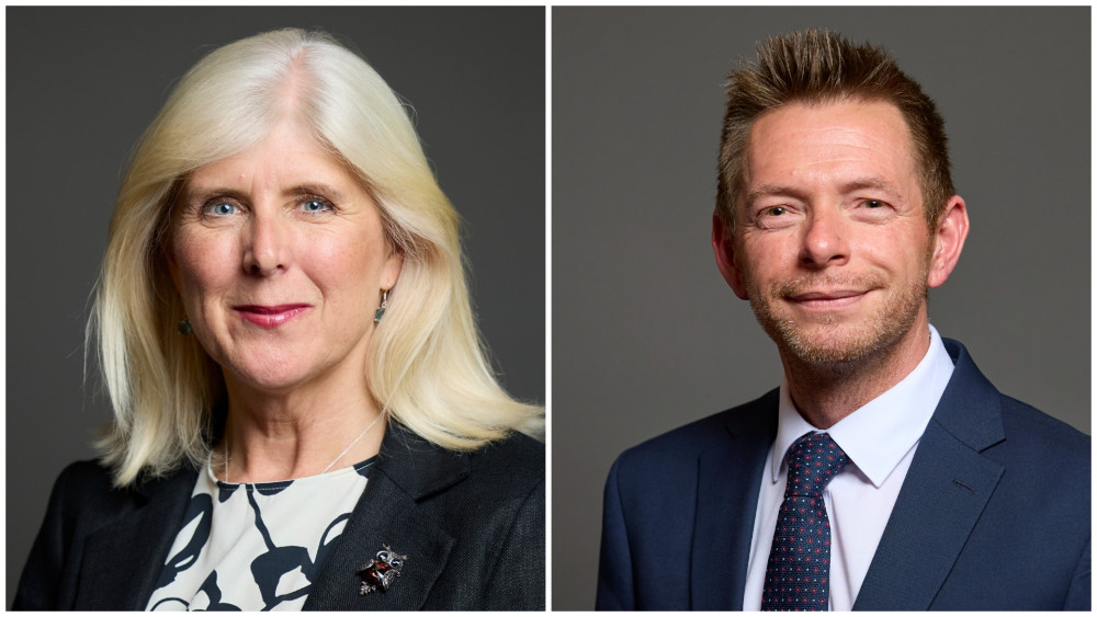 Allison Gardner (left) and David Williams (right) (images via House of Commons/Roger Harris)