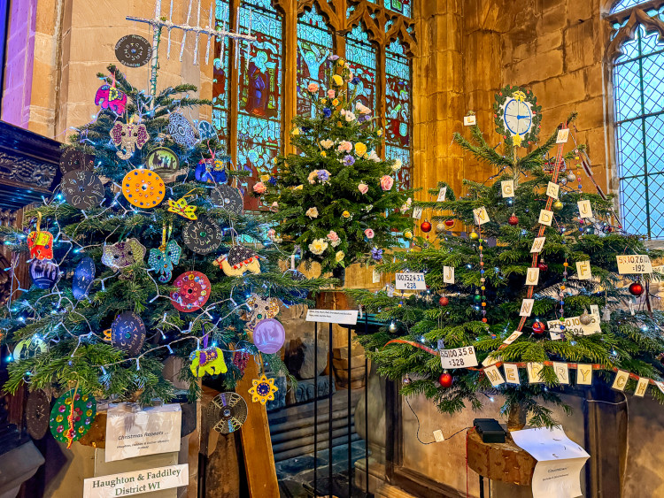 St Mary’s Church on Monks Lane in Acton, near Nantwich, is gearing up to welcome visitors to its annual Christmas Tree Festival, running from Friday 5 December to Sunday 7 December (Photo: Jonathan White).