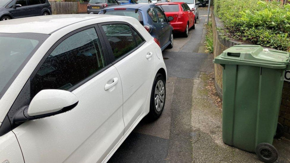 Glastonbury police target pavement parking offenders with fines or warnings.