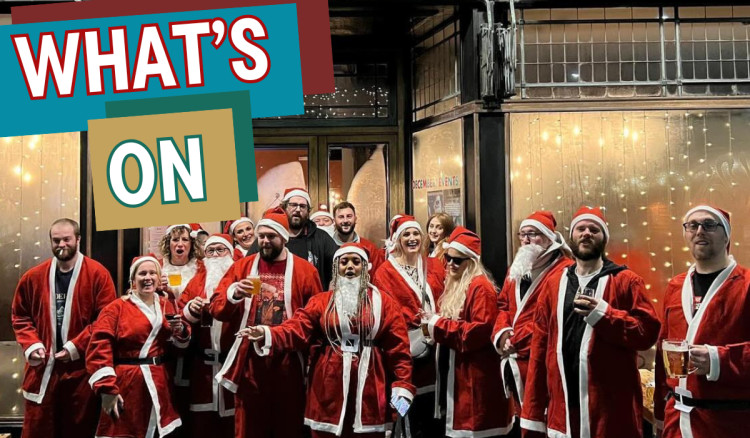 Santas will be hitting the streets of Macclesfield and getting 'merry' this weekend (Credit: RedWillow)