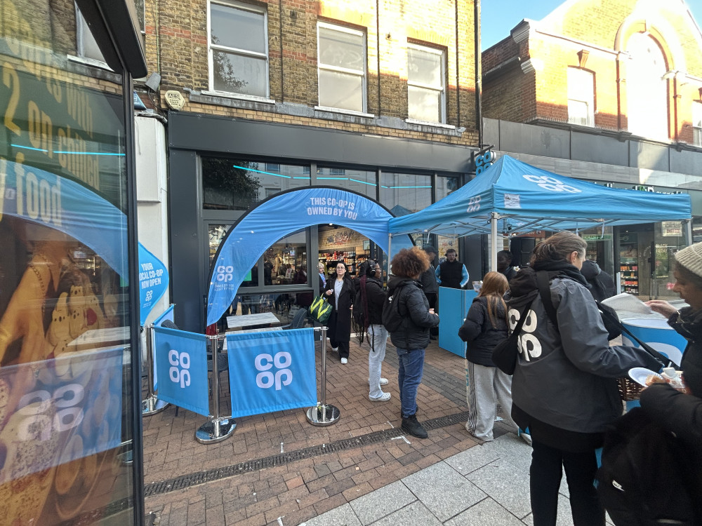 Co Op's new 'grab 'n go' store is located in 57B Clarence Street, Kingston Upon Thames, KT1 1 RB (Credit: Tilly O'Brien)