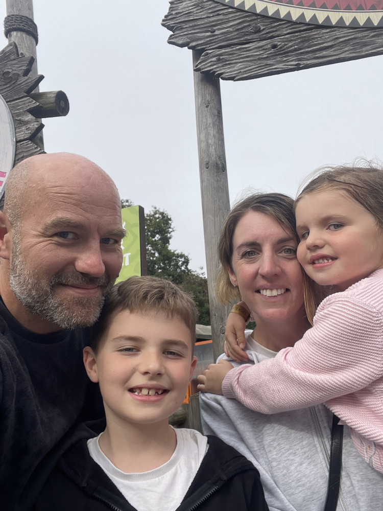 Ebbony and her family at West Mid safari park (Photo: via Willow)