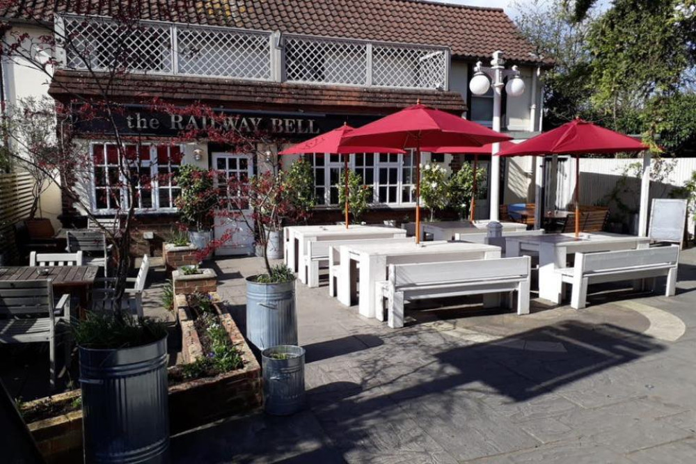 The Railway Bell pub is located on Station Rd, Hampton TW12 2AP (Credit: Robert Lee)