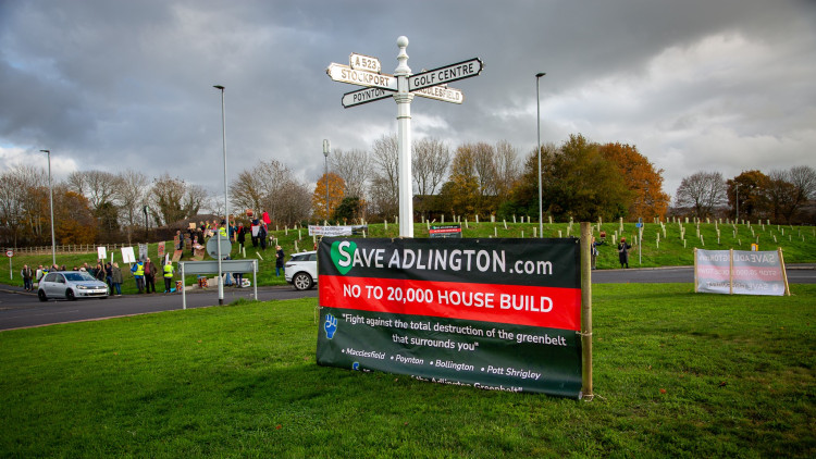 Cheshire East Council is to consider formally opposing the Adlington new town plans (Credit: Gekko Media)