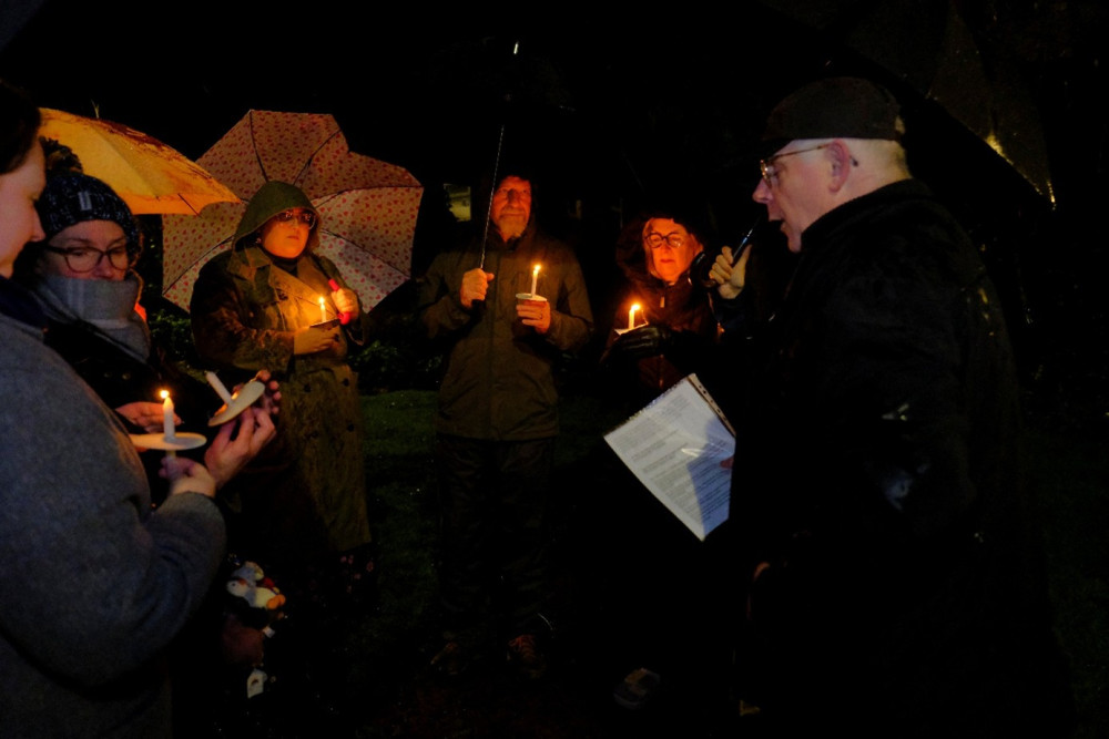 Congleton Pride held a vigil to mark World AIDS Day on Monday, December 1 (Credit: Congleton Pride)
