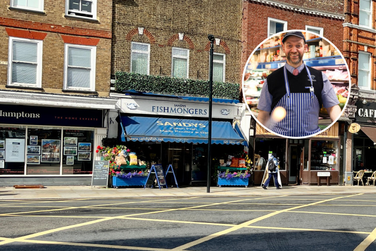 Sandys Fishmongers on King Street remains closed following the sudden death of owner and manager Stuart Sandys (credit: Sandys Fishmongers & Nub News).