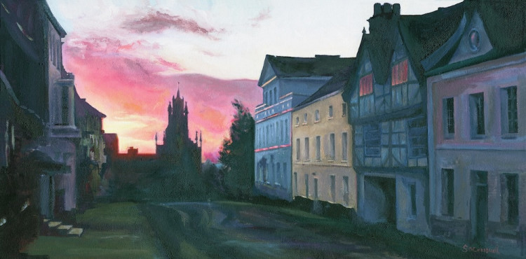 Local artist Sharon Creswell has released Warwickshire-inspired Christmas cards (image via Sharon Creswell)