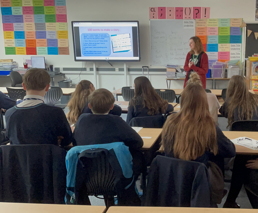 Students from across the city are creating 100-word stories inspired by their sense of place (image via Keele)