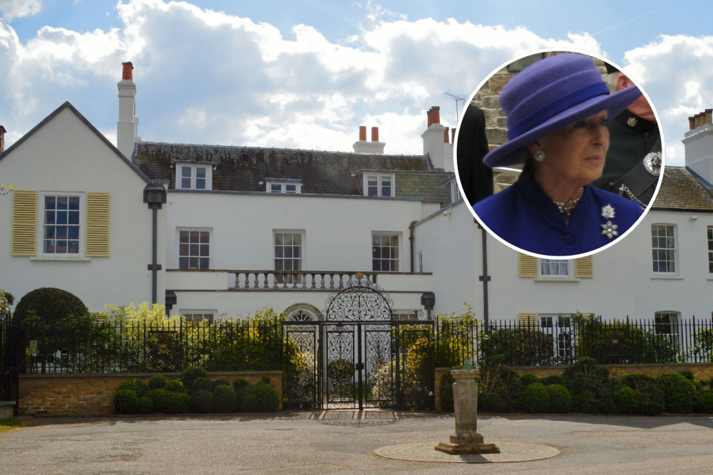 Thatched House Lodge in Richmond Park, the Grade II-listed residence leased by Princess Alexandra (credit: Wikimedia Commons).