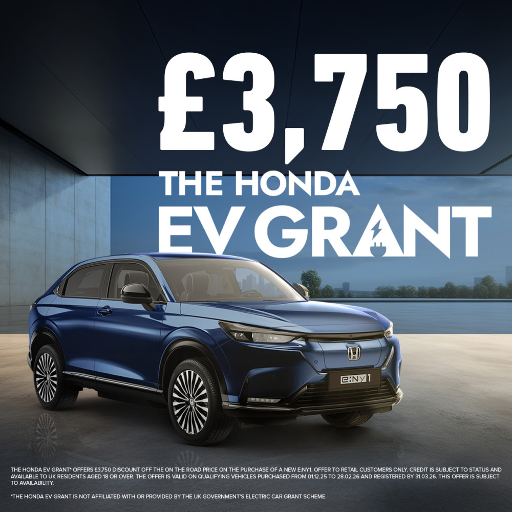 Our Motors Partner at Stockport Honda is delighted to bring you this new Honda as their car of the week (Image - Swansway Garages)