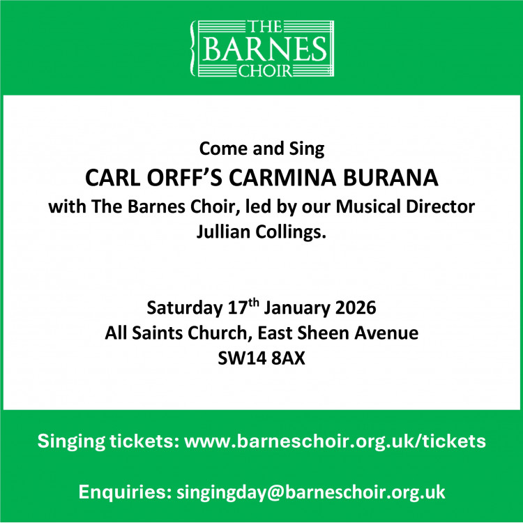 THE BARNES CHOIR - Come and Sing Carl Orff’s Carmina Burana