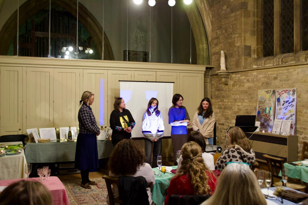 Four women spoke about the resiliance and strength they found on their journey from Ukraine to Rutland (Photo: Carina Hoskisson)