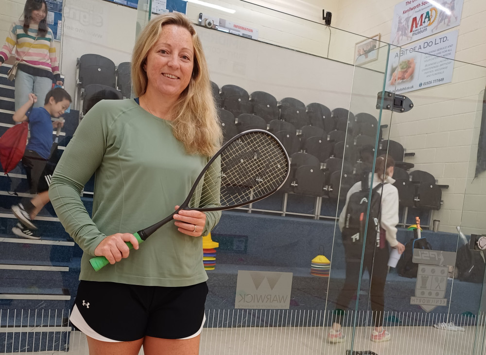 Jenny McKenna is the the new head squash coach at Kenilworth Tennis, Squash and Croquet Club