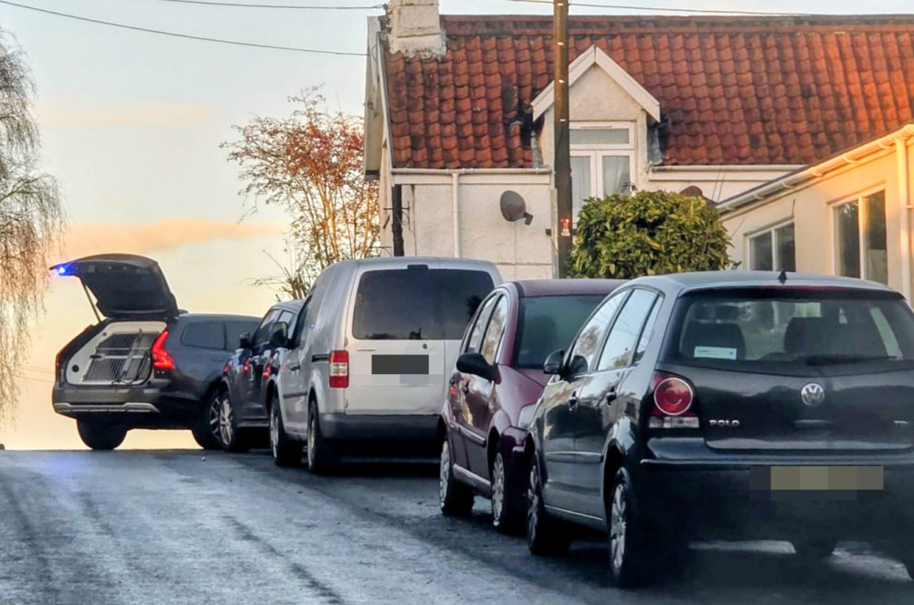 Armed officers arrested two men in Glastonbury after a shot was reported from a van. (Photo: Supplied) 
