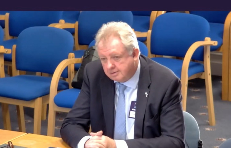 David Sidwick at the December police and crime panel meeting