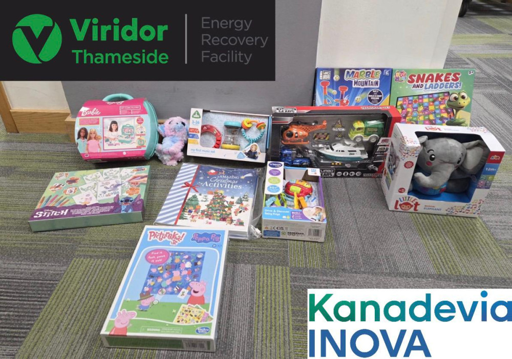 Viridor Thameside, Kanadevia Inova's donated presents