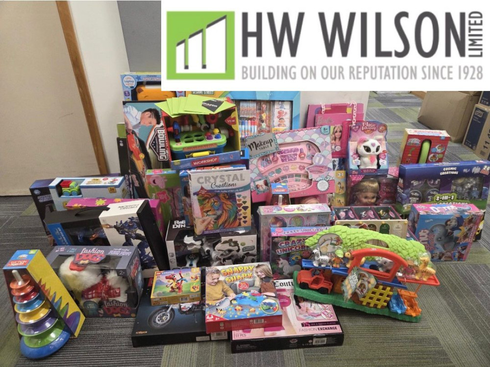 HW Wilson's donated presents