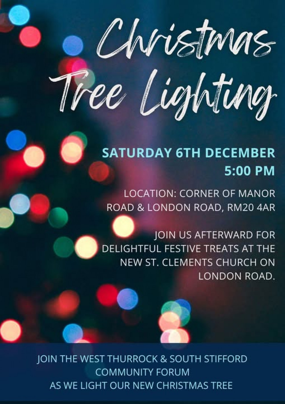 Christmas Tree lights switch on