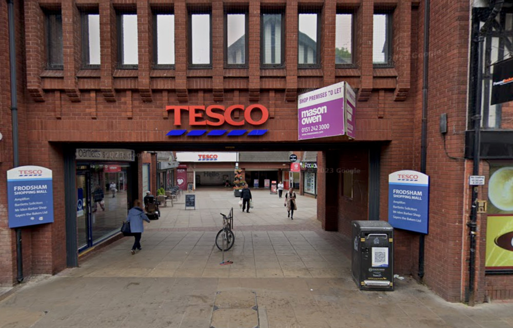 The Tesco Superstore on Frodsham Street will close for refurbishment early next year (Image via: Google)