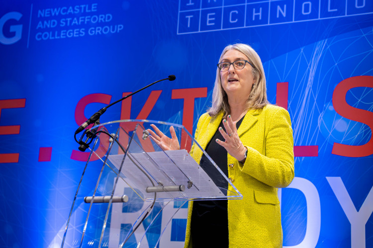 Minister of State for Skills, Baroness Jacqui Smith attended the launch (image via NSCG)