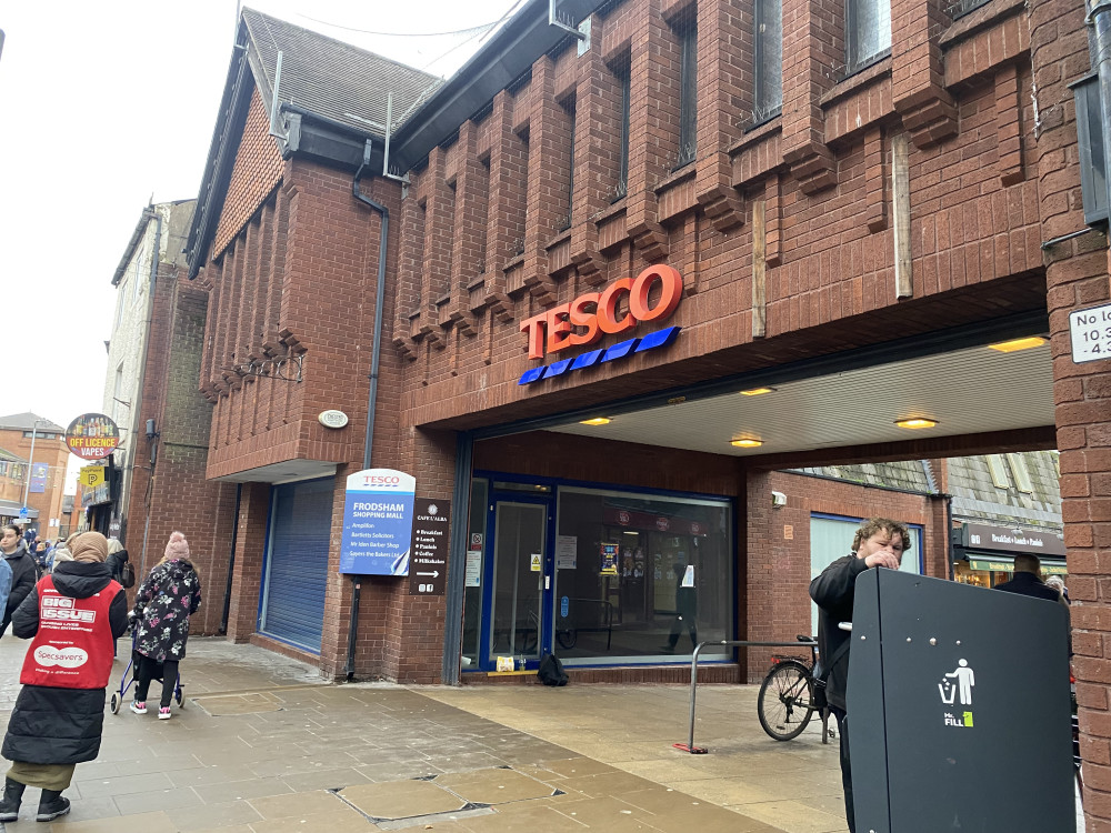 The Tesco Superstore on Frodsham Street will close for refurbishment early next year (Nub News)