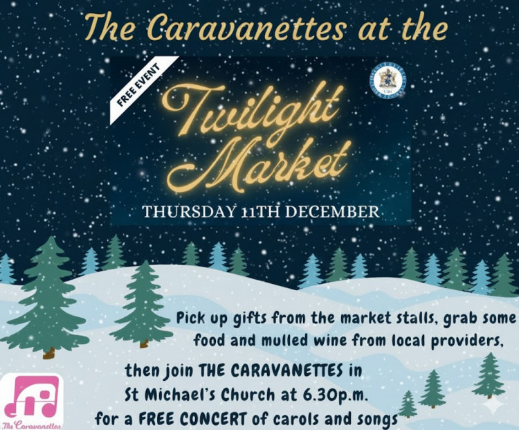 The Caravanettes at the Twilight Market 