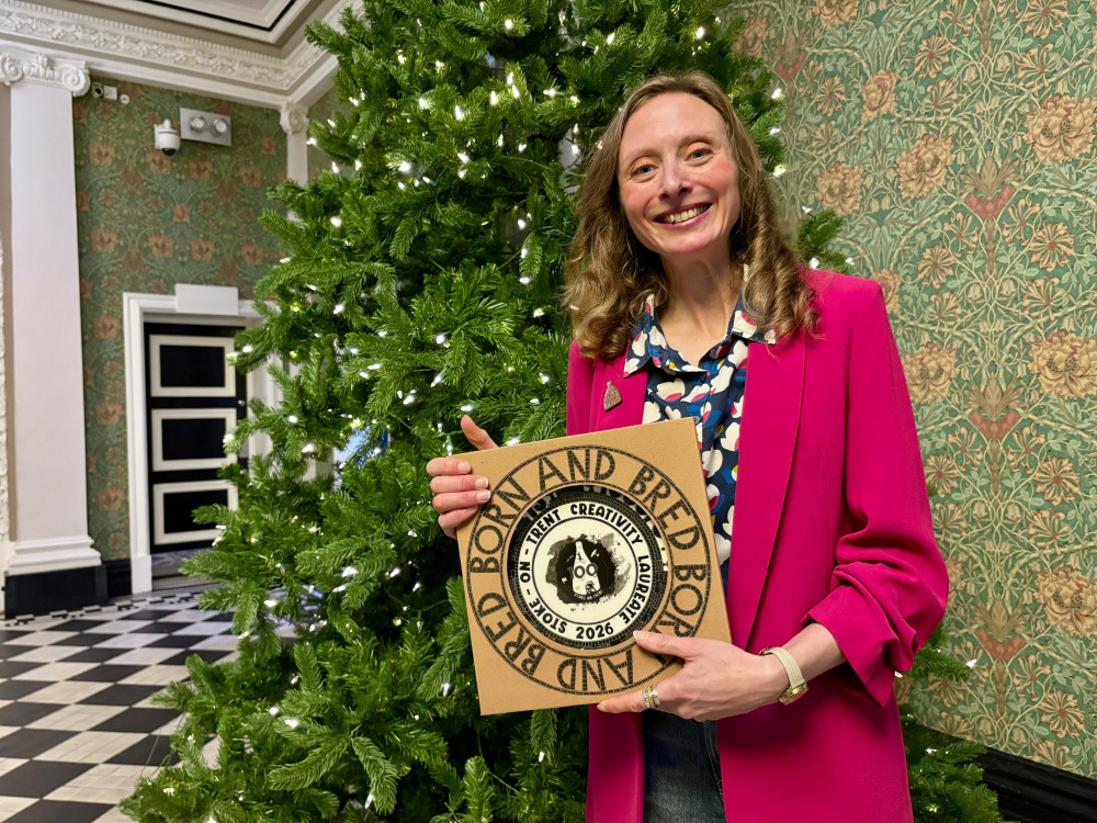 Kate Leake will take up the role of Creativity Laureate in January 2026 (image via Stoke-on-Trent City Council)