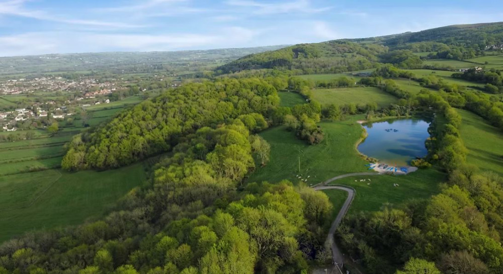An artistic impression of the new Mendip Lake