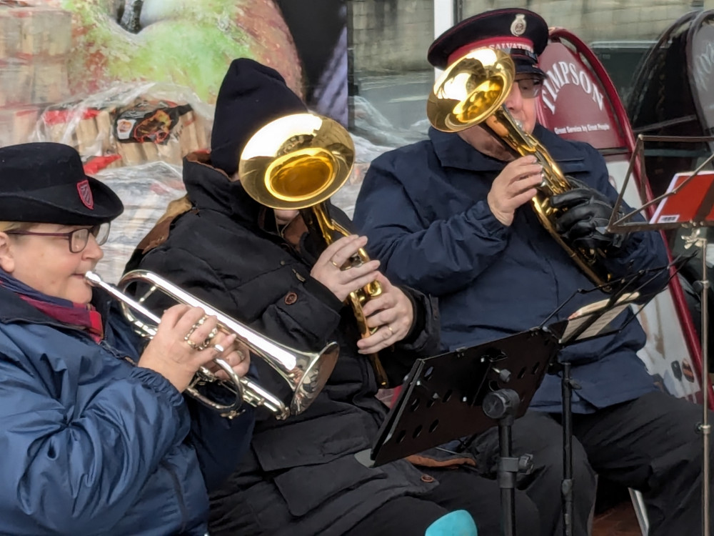 The Salvation Army band in Penarth.