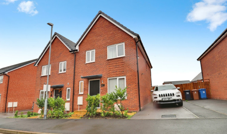 This week we are showcasing a three bedroom property for sale in Burslem (image via Stephenson Browne)