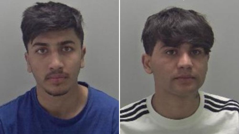 Izrar Niazal (left) and Jan Jahanzeb have admitted raping a teenage girl (image by Warwickshire Police)