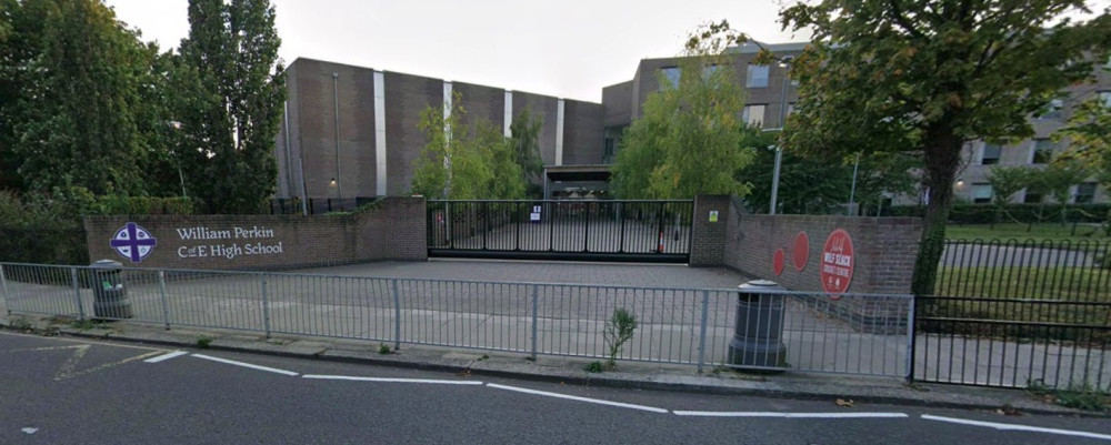 William Perkin Church of England High School, Greenford (credit: Google Maps).