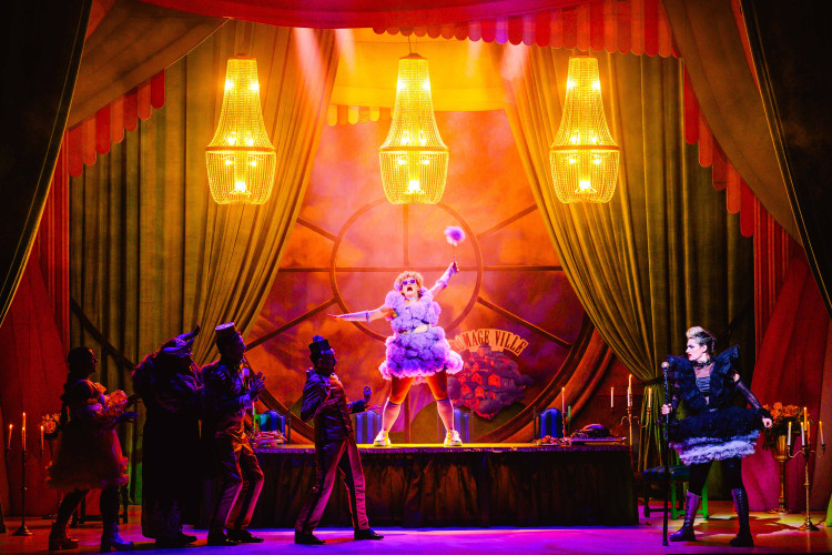 The production is brimming with laugh-out-loud scenes, dancing clocks and candelabras (Image via: Charlie Flint Photography)