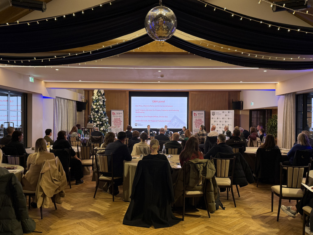 In March 2025, Dan Price held a launch event with Cheshire businesses and stakeholders announcing his vision for the project (Image supplied)