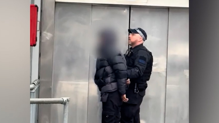 Two people have been charged following a robbery and pepper spray attack at Heathrow Terminal 3 which saw a three-year-old girl injured (credit: SWNS).