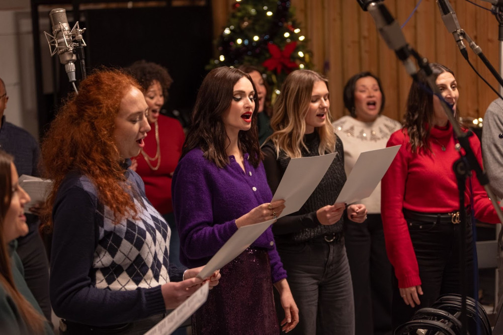 Pop princess Sophie Ellis-Bextor will join the Ocado Choir and Soul Choir for a free Christmas performance on George Street, Richmond (Credit: Ocado)