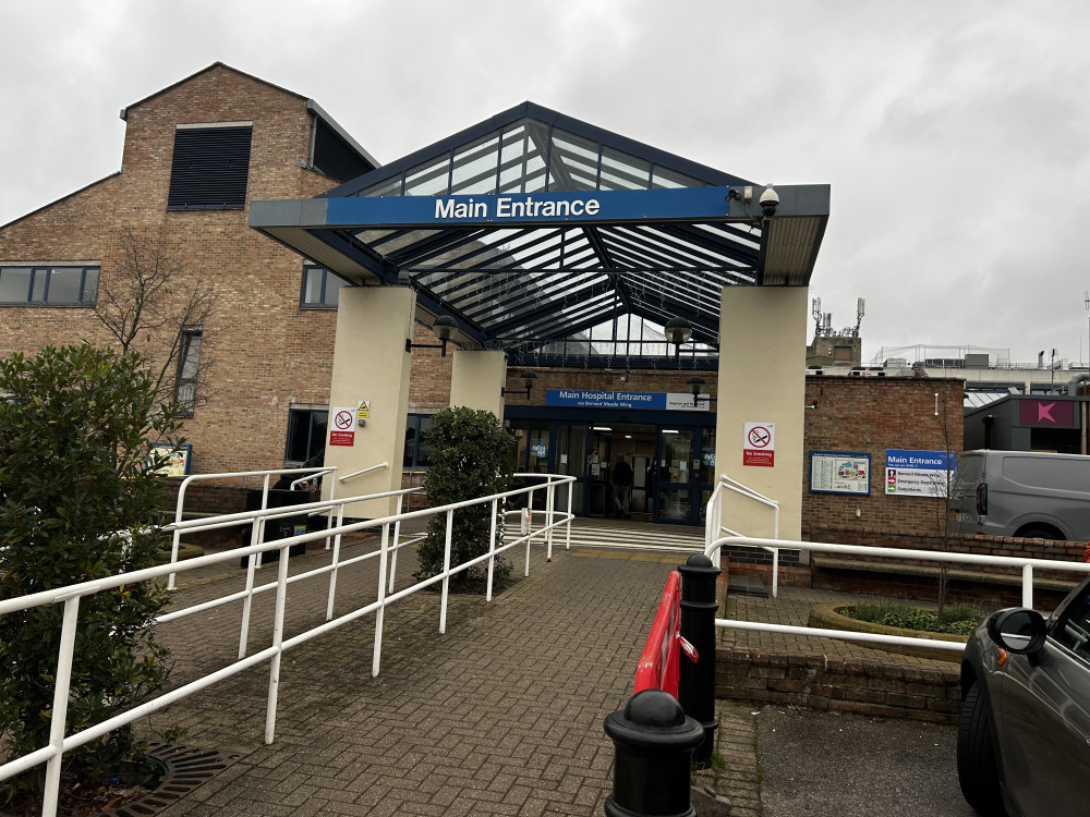 The Emergency Department at Kingston Hospital is 'very busy today' (Credit: Tilly O'Brien)