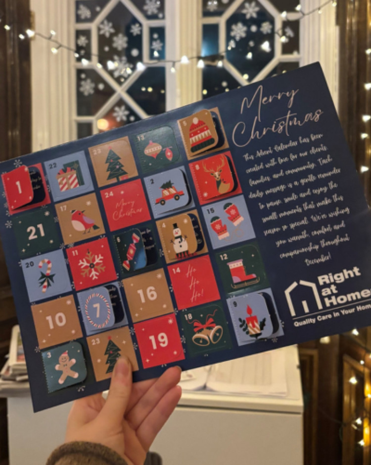 Right at Home South Cheshire is bringing festive cheer again with their advent calendars. (Photo: Right at Home South Cheshire)  
