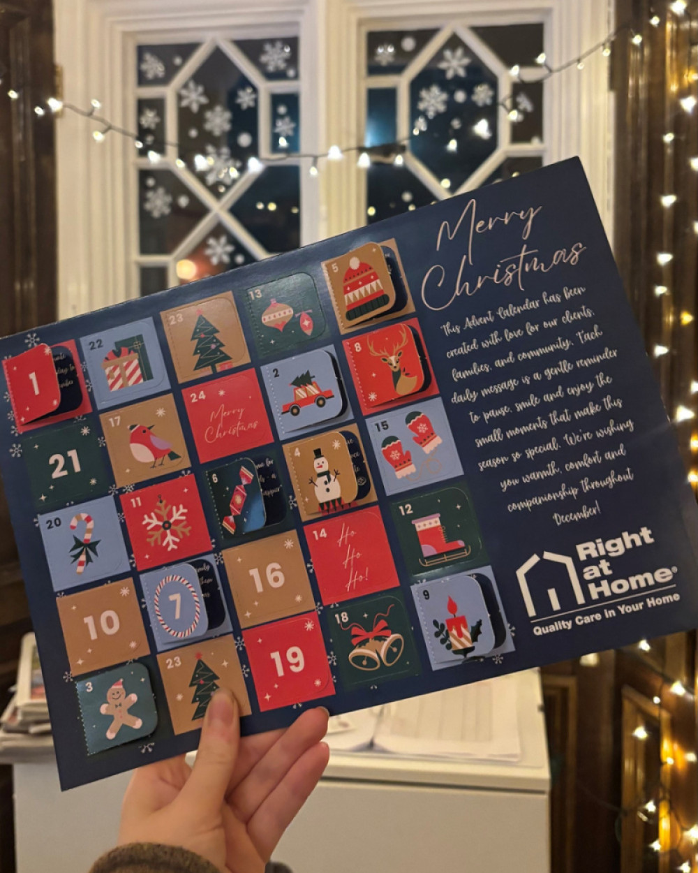 Right at Home South Cheshire is bringing festive cheer again with their advent calendars. (Photo: Right at Home South Cheshire)  